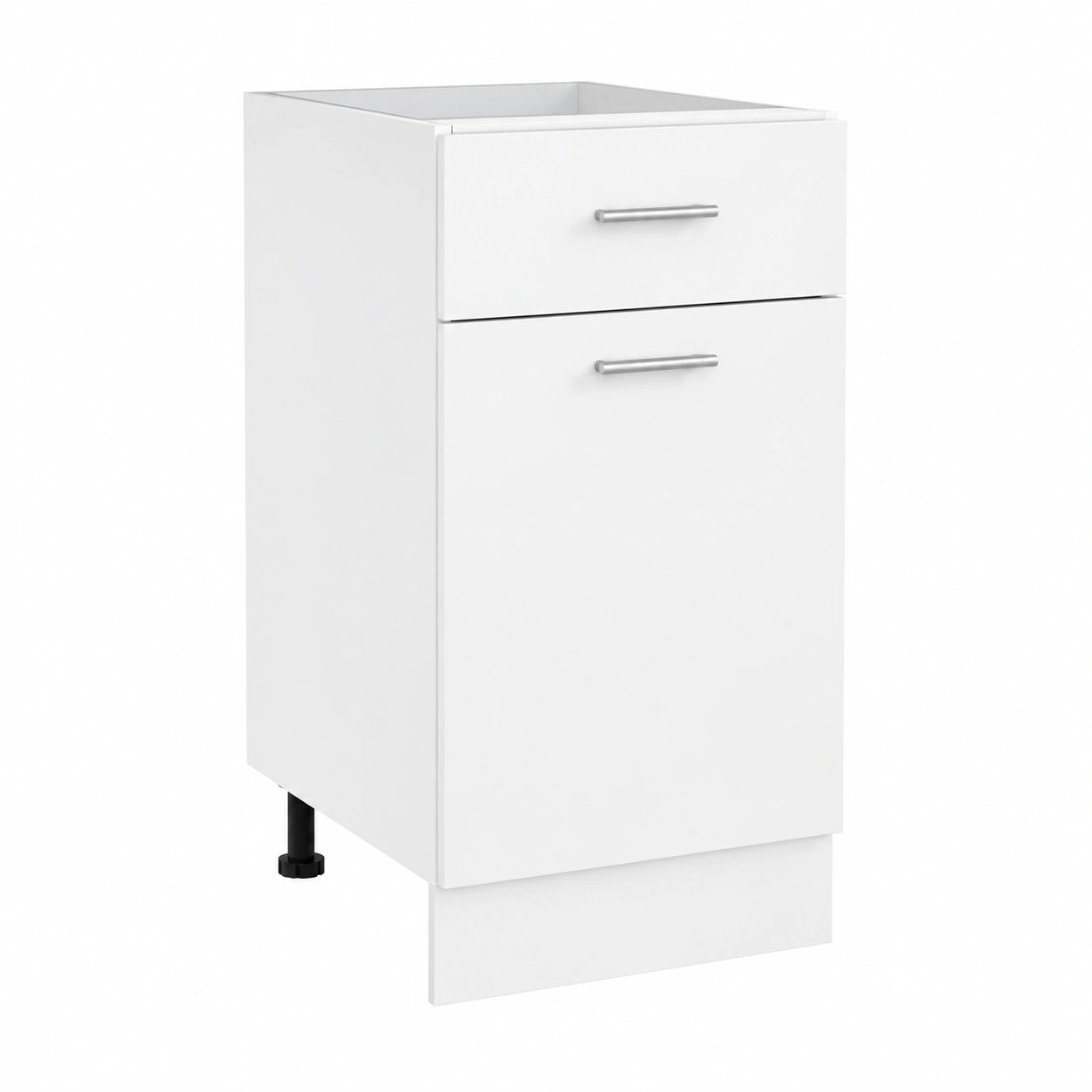 Armario bajo Lyon blanco 40x46x82 cm madera reciclada