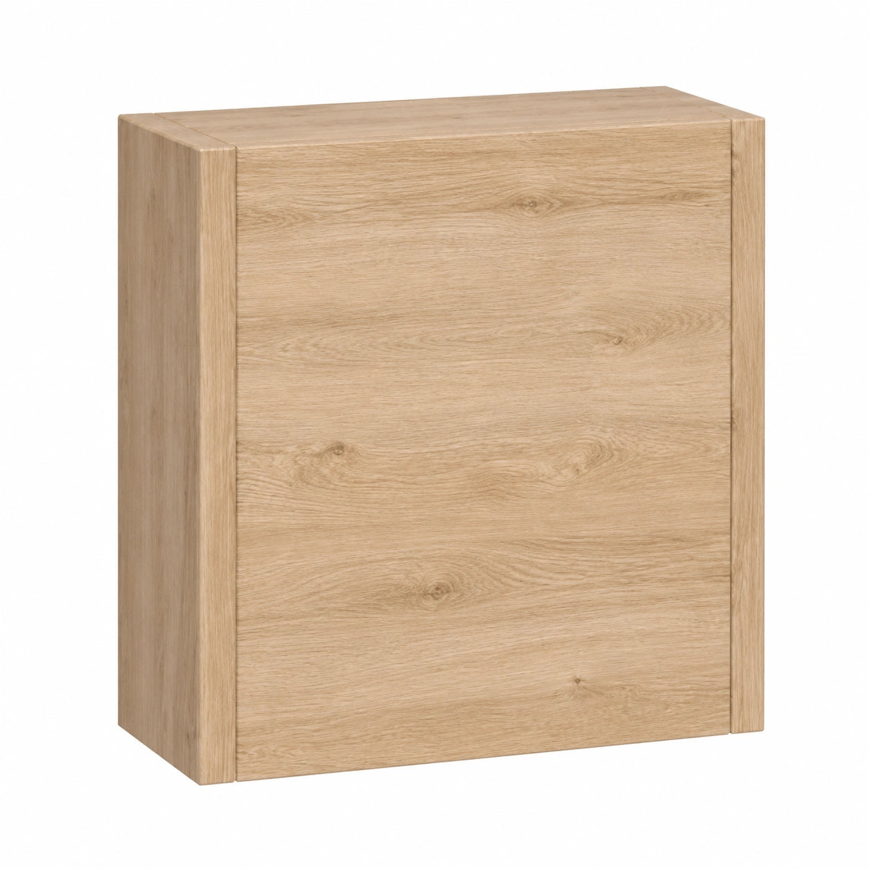 Armario de Baño Flotante Joker con Puerta y Cierre Suave, Roble Natural, 35cm