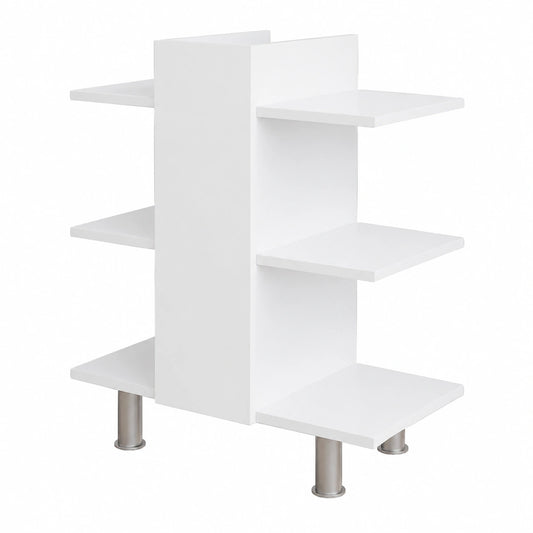Armario de Baño Vicco Fynn Blanco 60x70 cm con 6 Estantes, Montaje en Pared