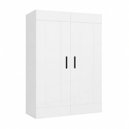 Armario de Pared Blanco de Madera Reconstituida 69,5x34x90 cm