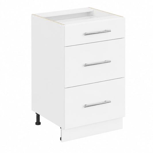 Gabinete de Cocina Blanco Brillante 50 cm Vicco Fame-Line para Combinación Modular