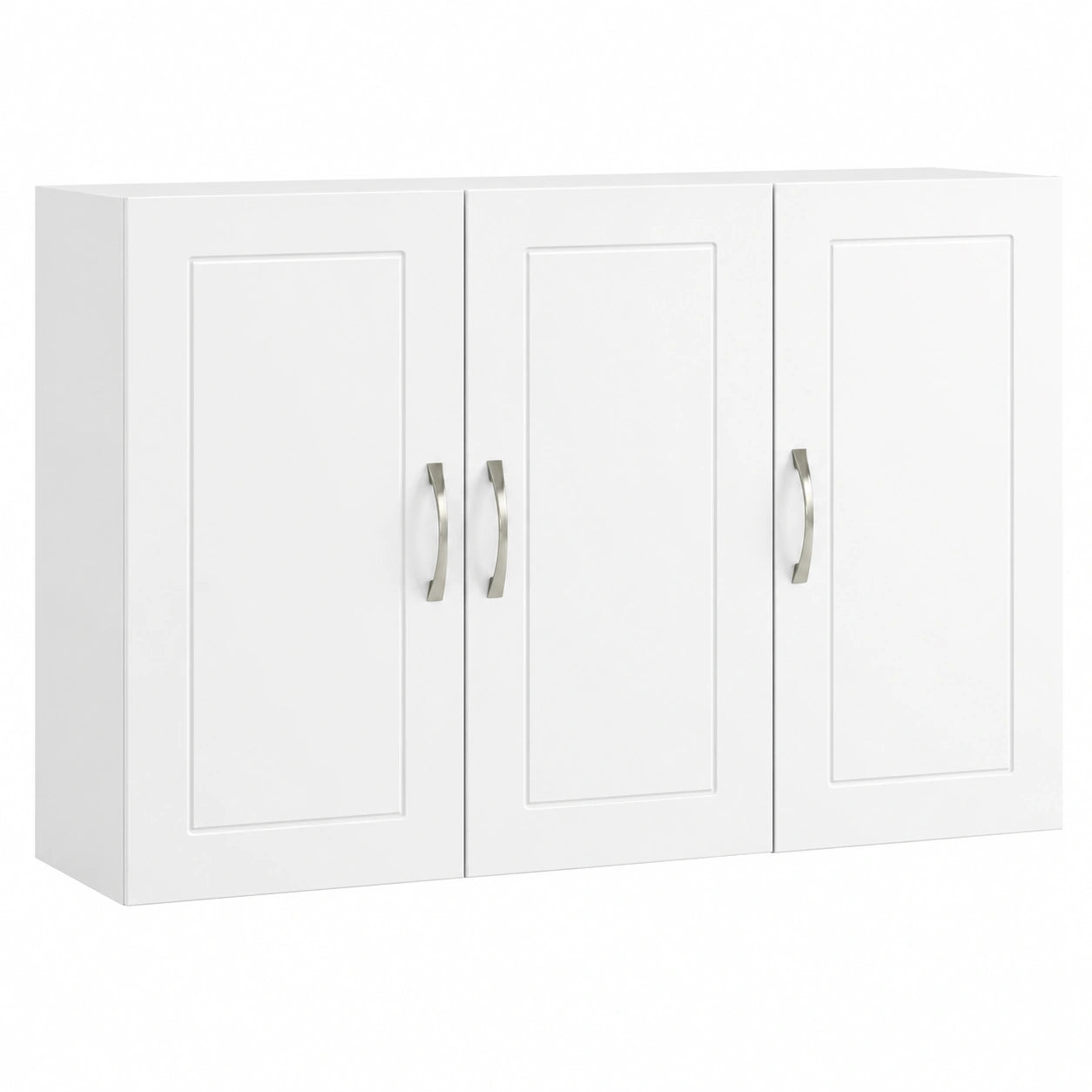 Armario de Pared Blanco con Estantes Ajustables para Baño y Cocina - Multiusos Moderno 90x30x60 cm